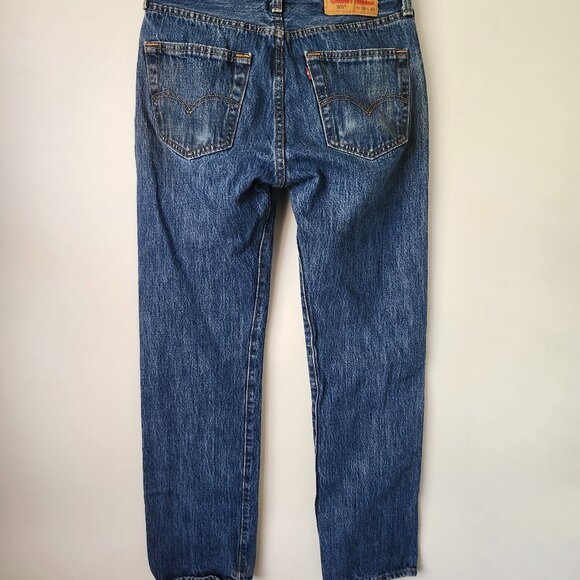 Levi’s 501 straight leg button fly jeans 28 X 30 - Picture 2 of 3